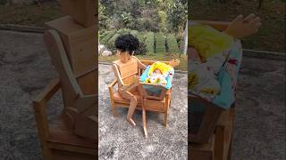 Wooden baby swing 😍 shorts ytshorts [upl. by Aehsat]