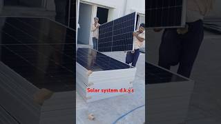 Solar panel installation electrical solarenrgy shortvidio solartech solarsolution viralvideo [upl. by Durham]