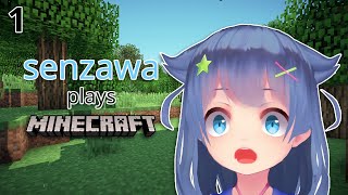 Senzawa Plays Minecraft 1  Twitch Stream Highlights [upl. by Nicola]