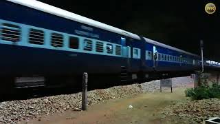 Jodhpur  Delhi Mandore Express arrival departure at Gurgaon  ALCO chugging smoking acceleration [upl. by Eimar]