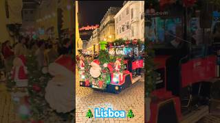 O comboio de Natal 🎄christmas lisbon travel lisboa visitlisboa shorts merrychristmas [upl. by Akiret]