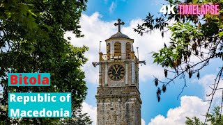 Bitola Republic of Macedonia Timelapse 4K [upl. by Neenahs]