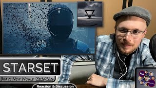 STARSET BRAVE NEW WORLD Reaction With Lyrics [upl. by Tamarah]