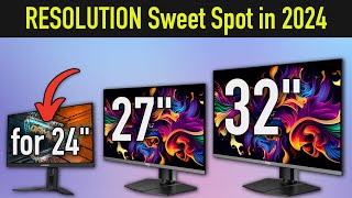 Your 2024 Guide to Buying the Perfect Monitor 24 vs 27 vs 32inch for 1080p 1440p 4K OLED amp IPS [upl. by Leckie355]