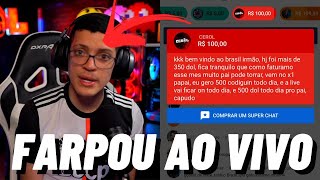 CEROL FAKE FARPANDO AO VIVO [upl. by Gentille]