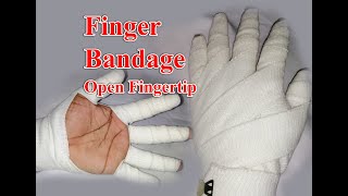 Fingertip Open Bandage [upl. by Lari]