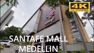 Santafe Mall Medellin Colombia  Walking Tour [upl. by Siusan]