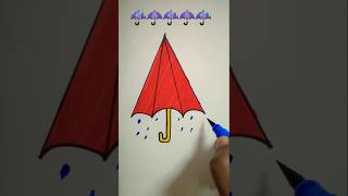 Umbrella 🌂shortvideo satisfying drawing shivcreativearts [upl. by Bridgette]