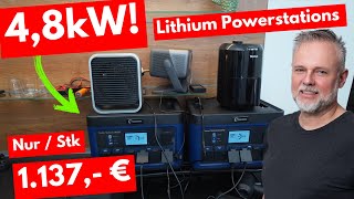 Nur 1137 €Stk WOHNMOBIL LITHIUM HÄRTETEST Liontron Bosswerk 4800 W Powerstation 2024 [upl. by Mutz]