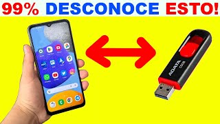 Como pasar archivos del celular a una memoria USB con simple TRUCO [upl. by Ycart]