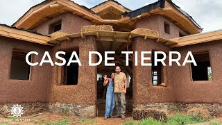 Preciosa Casa De TIERRA Y MADERA Hecha Con Sus Propias Manoscasas ecológicas [upl. by Sadiras]