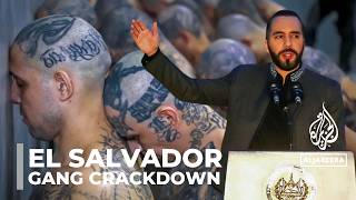 El Salvador cracks down on gangs Rights groups say innocent people are being targeted [upl. by Tera]