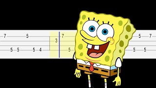 Spongebob Ending Credits Easy Ukulele Tabs Tutorial [upl. by Greg]