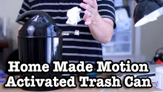 Home Made Motion Activated Trash Can [upl. by Wagshul656]