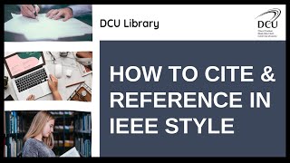 How to cite and reference in IEEE style [upl. by Letha]