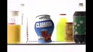 Remember Drink Motts Lots  Motts Clamato Commercial Ad 1996 [upl. by Eihcra486]