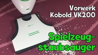 Vorwerk Kobold VK200 Spielzeugstaubsauger [upl. by Calise798]