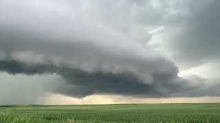 Tornado warned storm northeast of Nanton Alberta [upl. by Fishman]