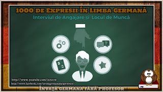 Interviul de Angajare și Locul de Muncă  1000 Expresii în Limba Germană [upl. by Burr623]