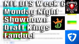 NFL DFS Week 6 Showdown Breakdown BUFNYJ  Draft KingsFanduel [upl. by Scriven]