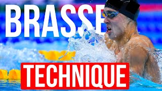 Technique Brasse Coulée  GUIDE AVANCE ciseaux respiration et bras [upl. by Niarfe]