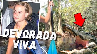 GAROTA DE FÉRIAS É ATACADA E DEVORADA POR CROCODILO GIGANTE [upl. by Jarita]