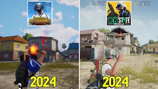 PUBG Mobile vs New State  Details and Physics Comparison [upl. by Eveline]