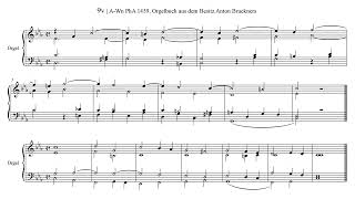 9v  AWn PhA 1459 Orgelbuch aus dem Besitz Anton Bruckners [upl. by Schroth]