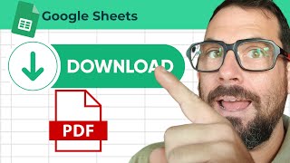 How to Download A Single Sheet Tab as a PDF [upl. by Lytton]