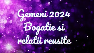 ✨ Horoscop 2024 GEMENI ♊️ Bani si relatii importante astrologie horoscop gemeni [upl. by Albur]