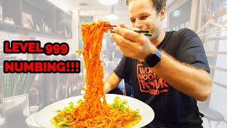 Japanese Street Food LEVEL 999 NUMBING Spicy Dan Dan Noodles DEADLY  Ramen Tour of Sapporo Japan [upl. by Ailisec]