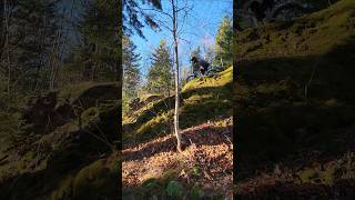 Riding random chutes in the woods bicycle mtb mountainbike downhill outdoors trail [upl. by Aikin]