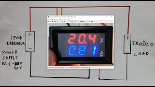 Digitalni volt amper metar  How to Setup a Digital Volt Amp Meter Wire Connection [upl. by Barthelemy]