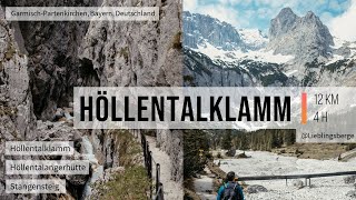 Die Höllentalklamm  Wanderung ins Höllental am Fuße der Zugspitze [upl. by Idnaj]