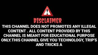 Disclaimer Intro No Copyright  Disclaimer For Youtube Video  Disclaimer Intro [upl. by Zirtaeb811]