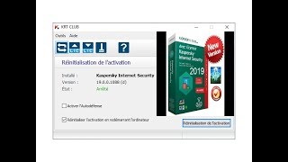 KASPERSKY KIS KTS amp KAV v19  renouveller la période dévaluation sans limite avec KRT Club TUTO [upl. by Feeney]