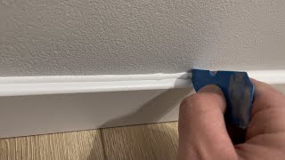 How to apply acrylic sealant to walls and baseboards acrylic sealant work job [upl. by Ginger392]