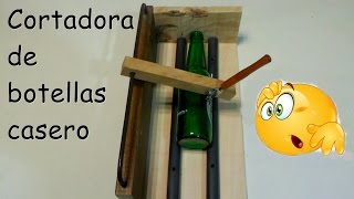 RECICLA EL VIDRIO Haz Una Cortadora De Botellas De Vidrio Casera [upl. by Nahpets]