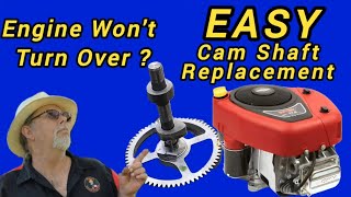 The Common Briggs Intek Problem Your Riding Mower Wont Start Broken Compression Release on Cam [upl. by Ailero238]