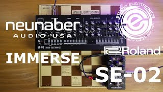 Pedals4Synths Neunaber Immerse Mk II Reverberator W Studio ElectronicsRoland SE02 [upl. by Pack]