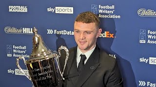 Newcastle Uniteds Kieran Trippier wins FWA NE Footballer of the Year 2023  FULL PRESENTATION [upl. by Kassie550]