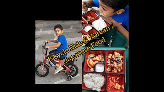 Nishanths Bicycle ride amp tried Korean  Japanese Food  Pavi Nish [upl. by Navek]