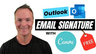 Outlook Email Signature Made Simple with Canva [upl. by Eenot355]