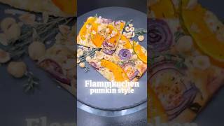 Flammkuchen Pumkin Style 🎃🧡 reels pumkin Rezepte Flammkuchen [upl. by Welcher]