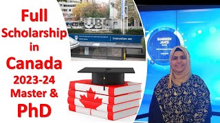 StepbyStep Guide Canada Full Scholarship Masters PhD 2023 [upl. by Akram822]