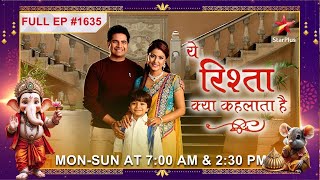 Nandini चिंतित kyun है Full Episode1635Yeh Rishta Kya Kehlata Hai [upl. by Armond426]