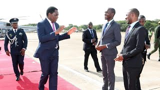 WATCH LIVE President Hakainde Hichilemas Arrival in Burundi for COMESA Summit [upl. by Crosby414]