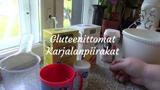 Gluteenittomat Karjalanpiirakat erittäin hyvä ohje [upl. by Mcgrath317]