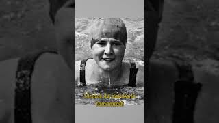 Gertrude Ederle Manş Denizini Geçen İlk Kadın sports shorts swimming [upl. by Guise]