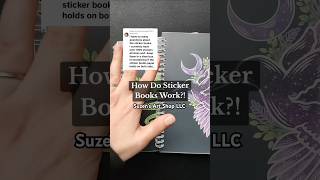 How Do Sticker Books Work suzensartshop [upl. by Ahsinot452]